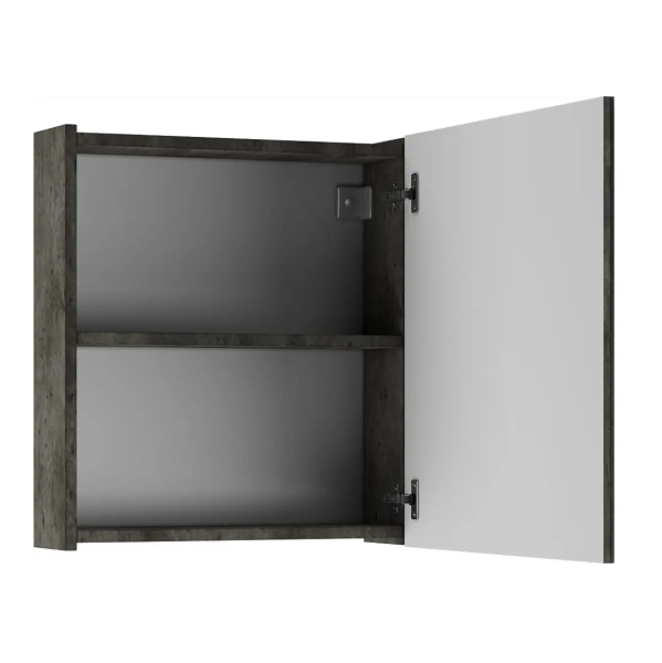  Шкаф-зеркало 500мм Мечта50 бетон DM2337HZ Айсберг