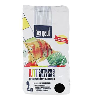  Затирка Bergauf Kitt 2кг графит