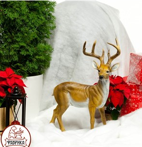  Фигура Олень стоит 150х650х550 F01222