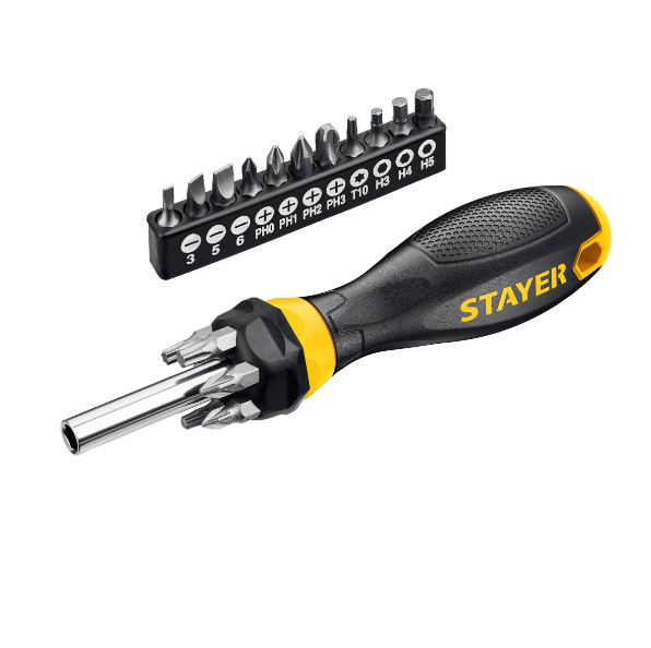  Набор отвертка +биты 18пр 2545-Н5_z02 STAYER