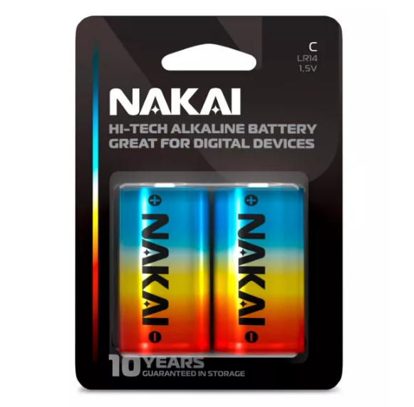  Батарейка LR14 NAKAI 1шт. R1702-0011