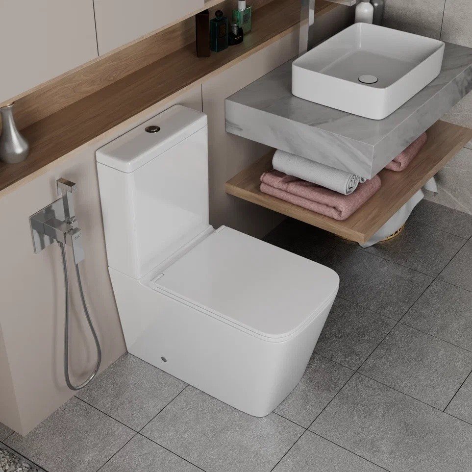  Унитаз-компакт белый D&K Berlin DT1437016