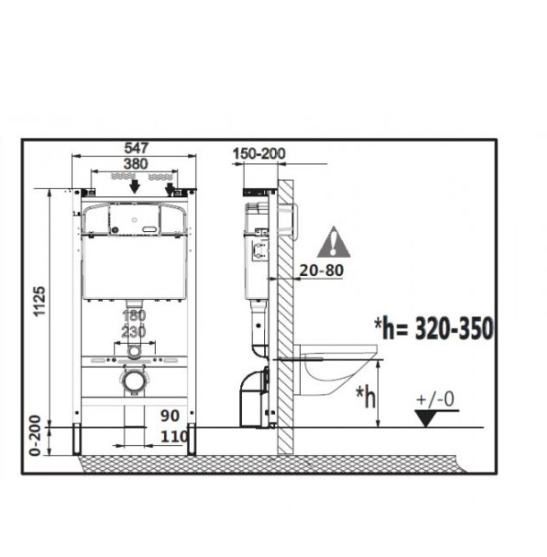  Инсталяция+унитаз + сиден Debba Round Roca