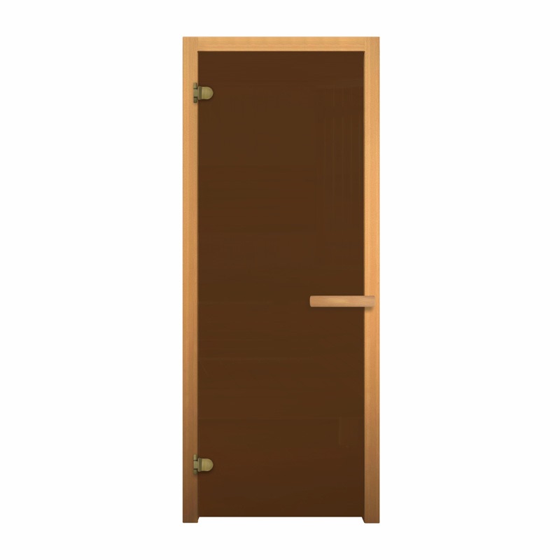 Дверь банная 170х70см Бронза Хвоя 6мм стекло DoorWood DW03016 - фото