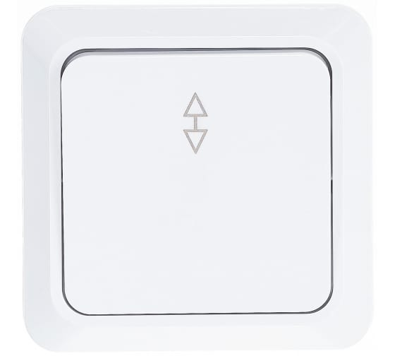  Выключатель 1ОП белый проходной О0025 Олимп