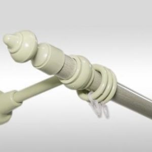  Карниз круг. мет.пласт.+шина 1,6м беленый дуб*