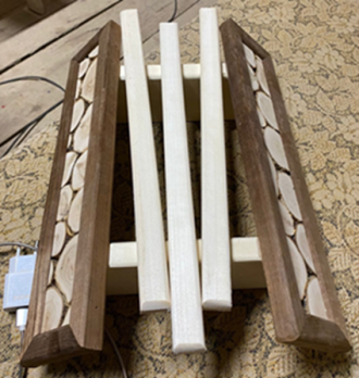  Абажур №2 с можжевельником А008