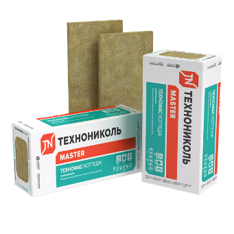 Утеплитель Технофас Коттедж Технониколь 1200*600*100мм 2,16кв.м (0,216м3) 3плиты плотн.100 - фото