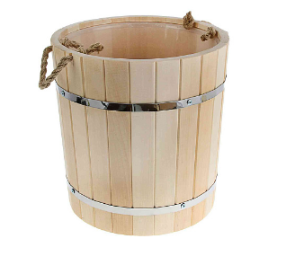 Запарник 18л липа пластиковая вставка Б029 - фото