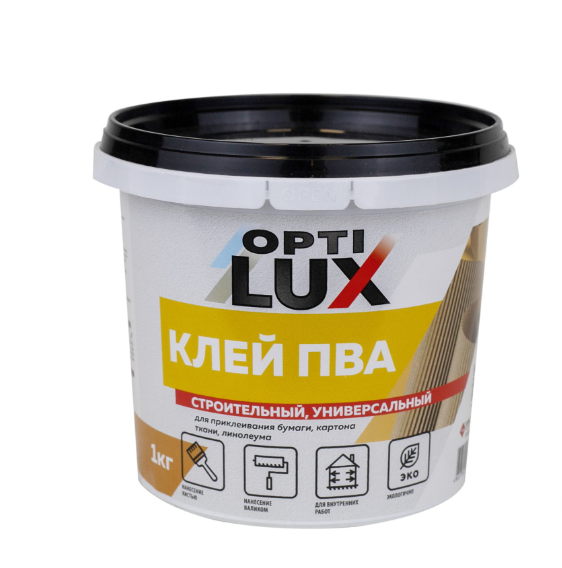  Клей ПВА Оптилюкс 1кг Ижсинтез Ж