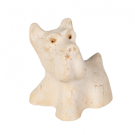  Изделие декор шамот собака Кнопа 20х27см