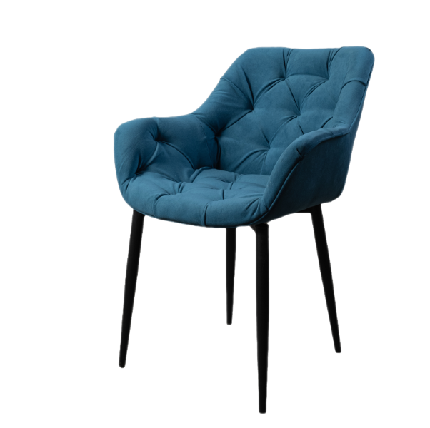 Стул Данкор Dream Denim опора 4 черная - фото