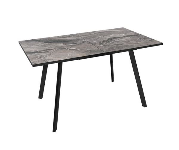 Стол раздвижной KSt 1400 -1800 * 800 Паладина кромка черн каркас черн БП-00021565 - фото