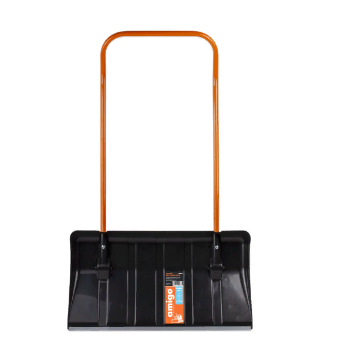 Скрепер снеговой 440х800мм пласт на колес стальн.чер 78014 Amigo - фото