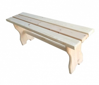 Лавка для сауны 100*26*26 см сосна ТЗ - фото