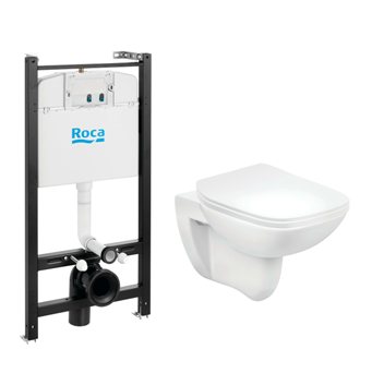  Инсталяция+унитаз + Slimсиден Debba new Roca