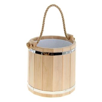  Ведро 10л липа Емеля пластиковая вставка 