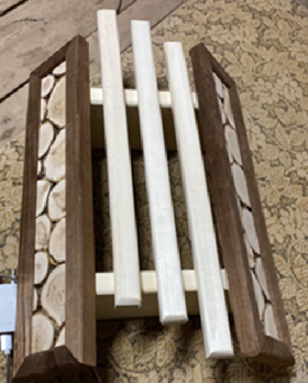  Абажур №1 с можжевельником А007