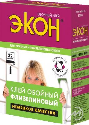  Клей обойный 200г Флизелиновый ЭКОН арт.2077903