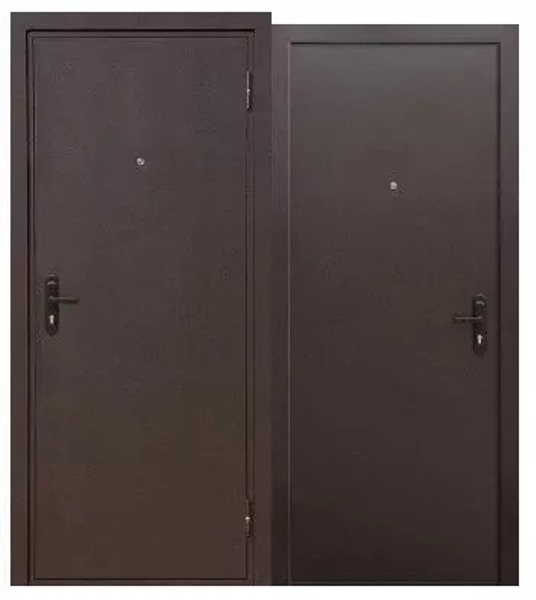  Дверь Тайга метал/метал 860мм левая 5см