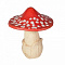 Изделие декор шамот Гриб мухомор