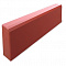 Камень бордюрный 210*70*500 красн.