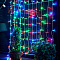 Гирлянда св/д занавес 1,5х1,5м 100LED разноцв/провод прозрачный IP20 ULD-C1515-100/DTA Multi Uniel